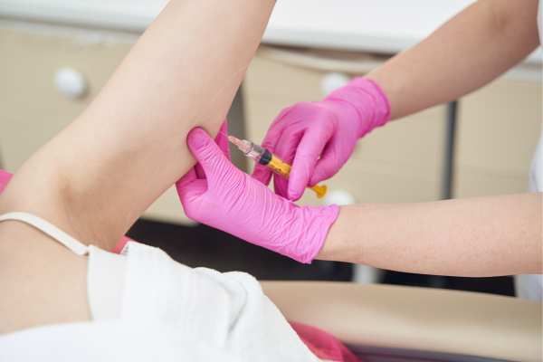 Target fat on the arms with fat dissolving injections Ayr
