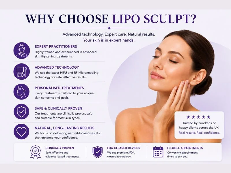 why choose lipo sculpt for complete skin tightening treatment Ayr